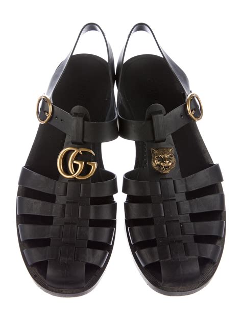 gucci glossy sandal|authentic Gucci sandals women.